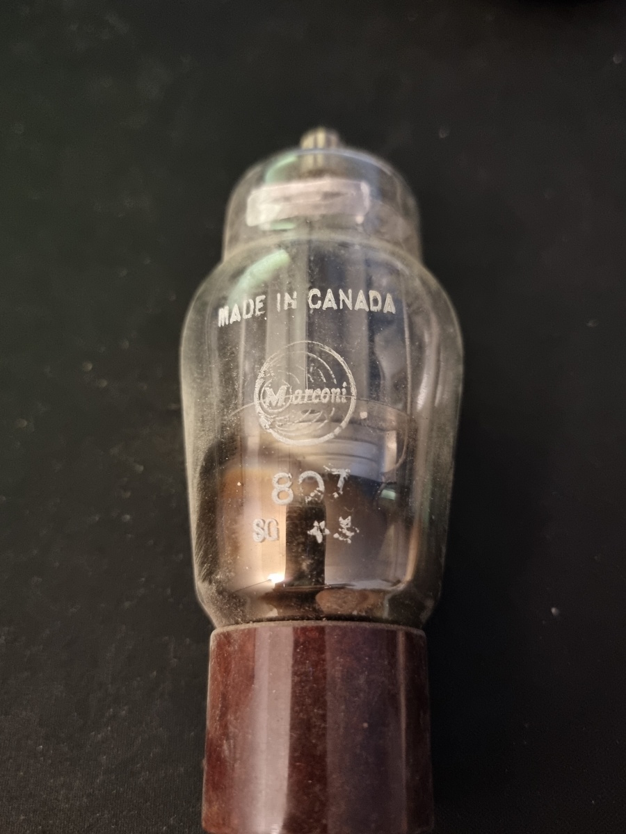 Valvola Marconi 807 vintage