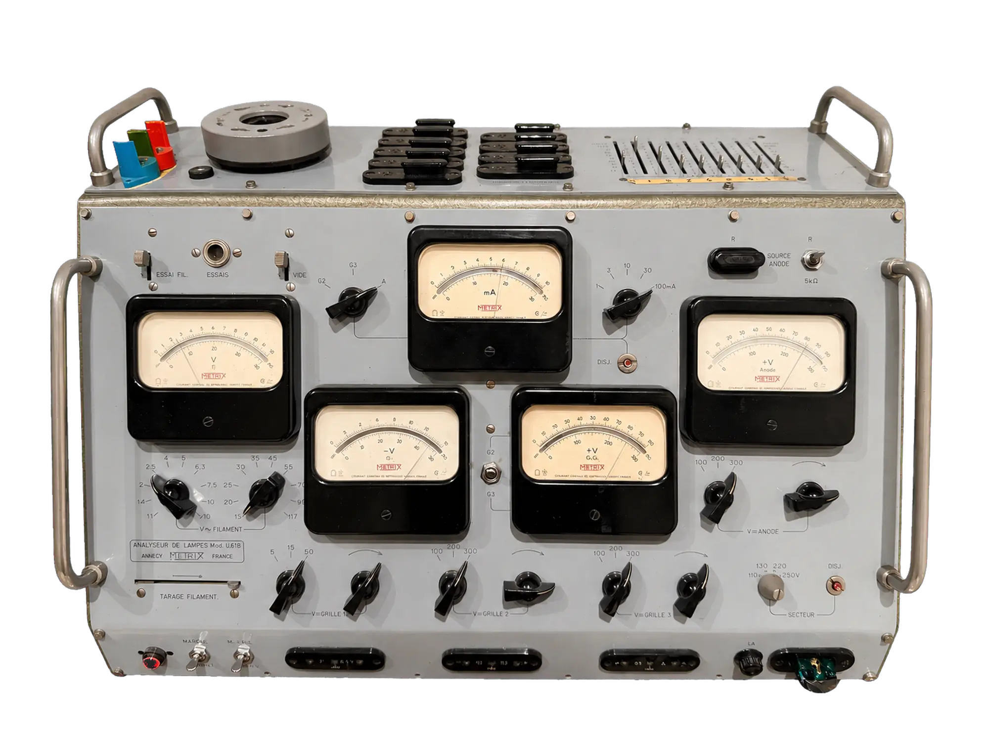 Provavalvole Metrix U61B per test di valvole termoioniche vintage